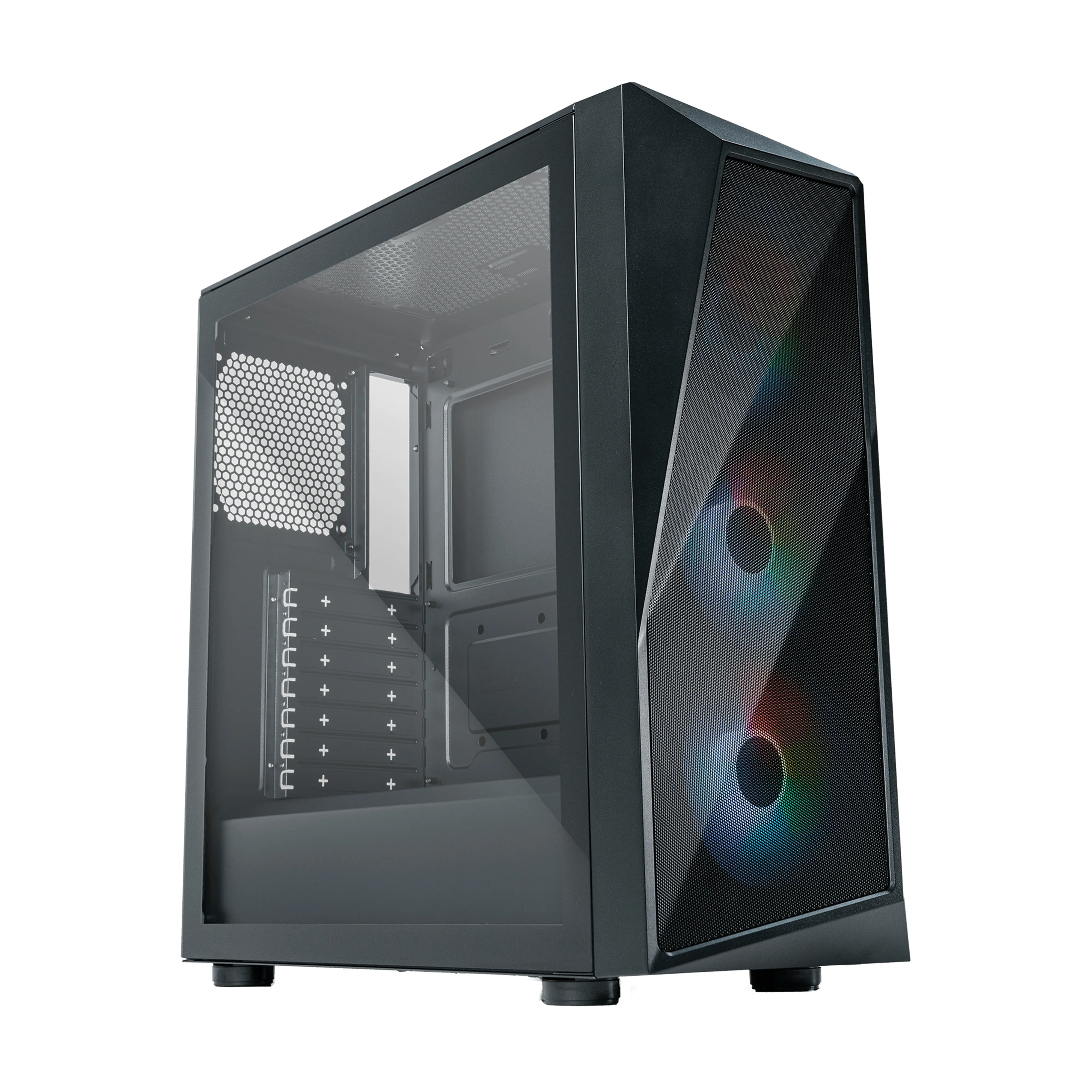 Cooler Master CMP 520 - miditower chassi, fönster, Svart