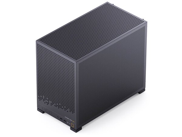 Jonsbo D32 PRO micro-ATX chassi med f&ouml;nster, svart
