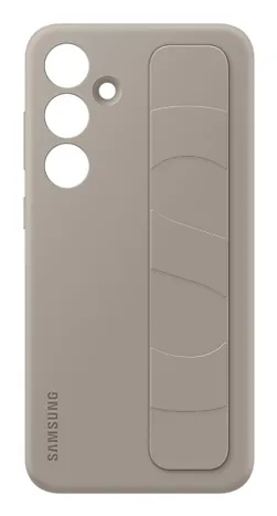 Samsung Galaxy S25+ Standing Grip -suojakuori, Harmaa/Mintunvihre&auml;