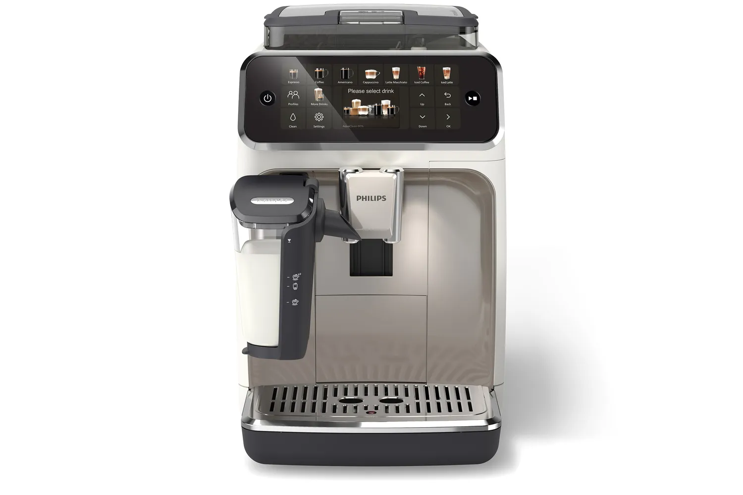 Philips 5500 series EP5543 - espresso machine, fully automatic, Chrome, White