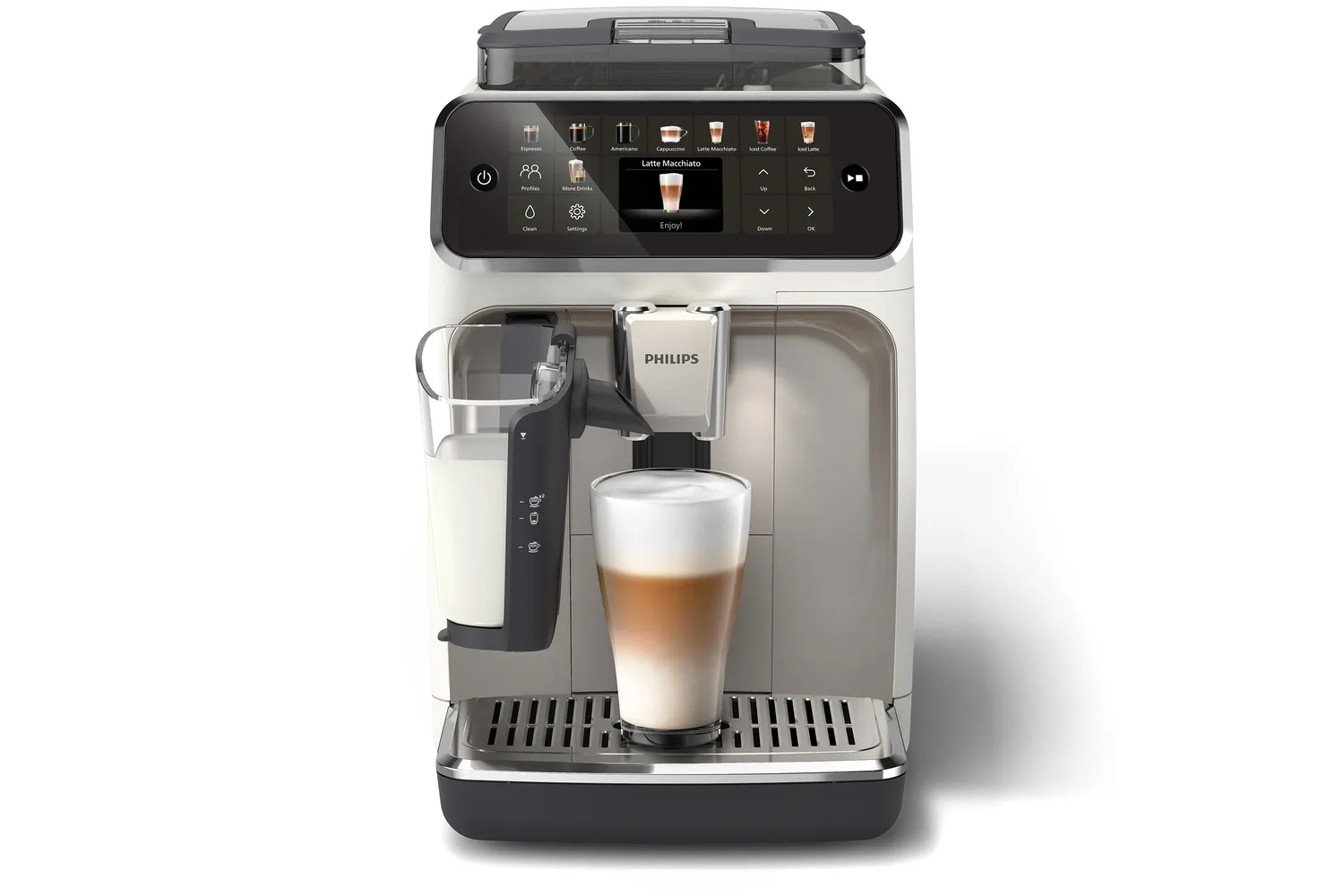 Philips 5500 series EP5543 - espresso machine, fully automatic, Chrome, White