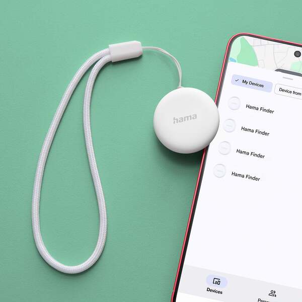 HAMA Item finder Android &quot;Find My&quot; App Bluetooth 1 pcs White