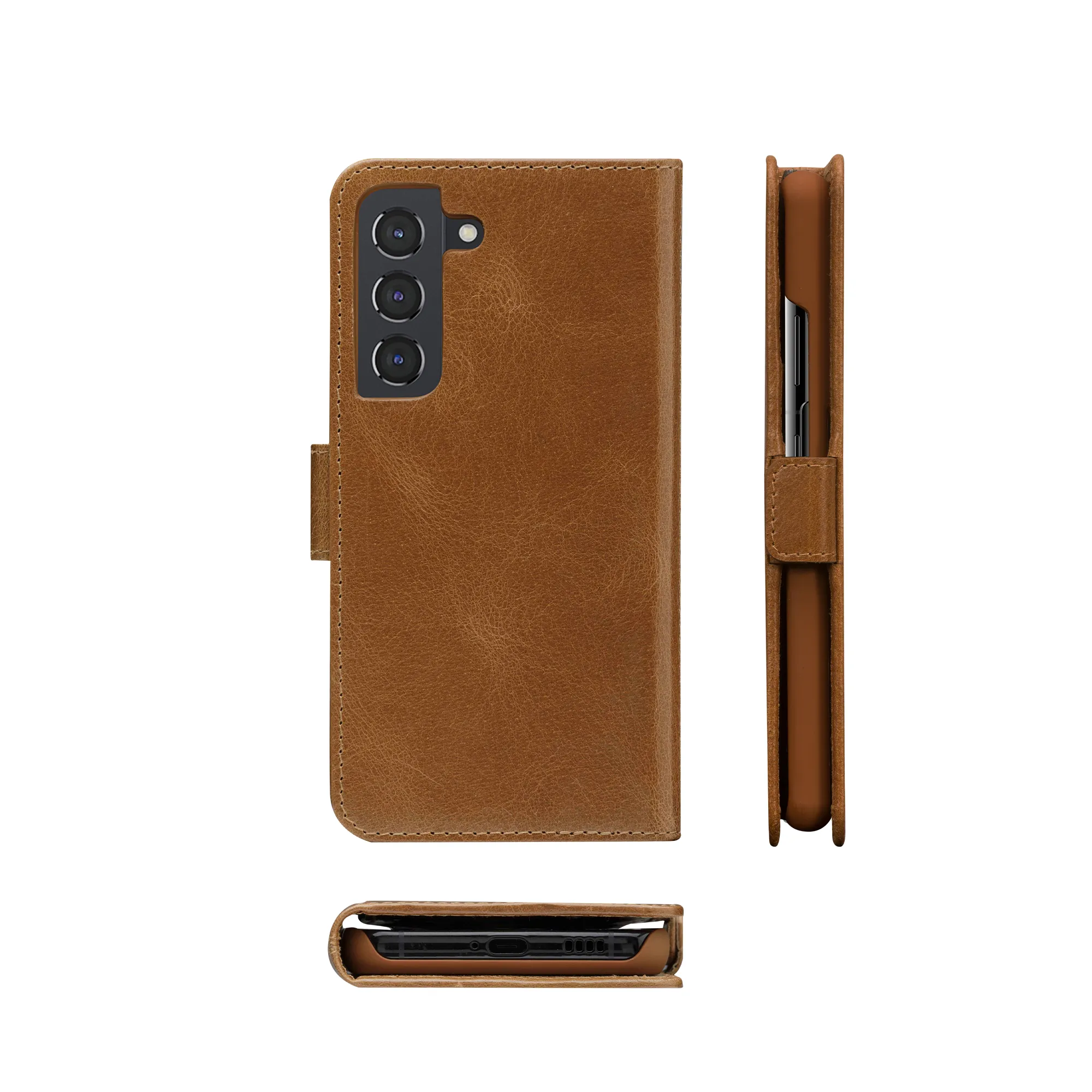 Dbramante1928 Lynge, Galaxy S22 -lompakkokotelo, Ruskea