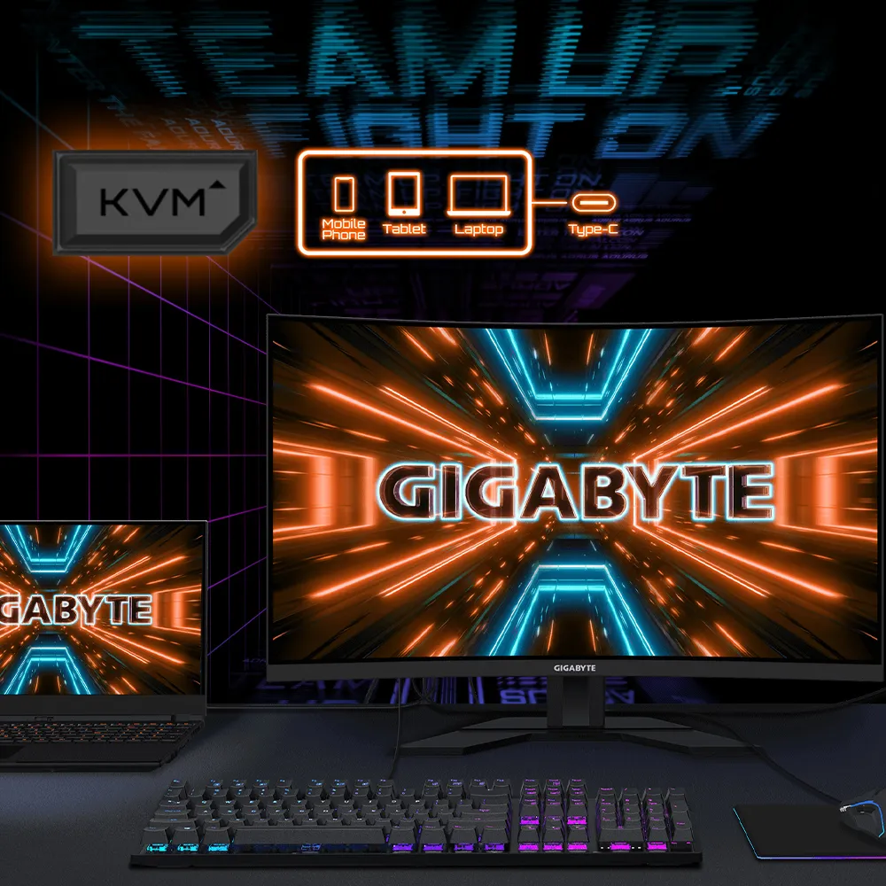 Gigabyte 32&quot; M32QC QHD, VA - curved gaming monitor
