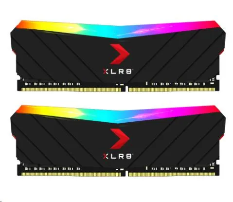 PNY XLR8 Gaming EPIC-X RGB 32GB (2x16GB) DDR4 3600MHz, CL18 - Minne, Svart