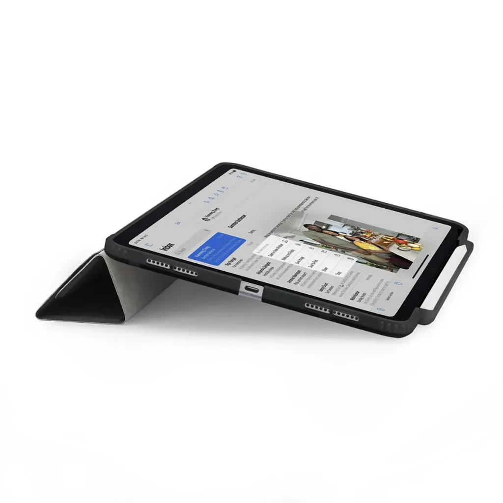 Pipetto iPad Pro 13 (2024) Origami No3 Pencil - case, black