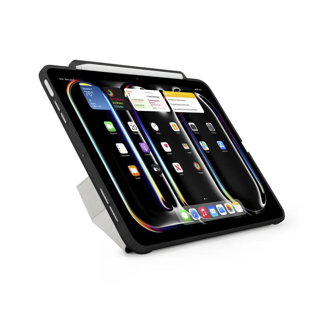 Pipetto iPad Pro 13 (2024) Origami No3 Pencil - case, black