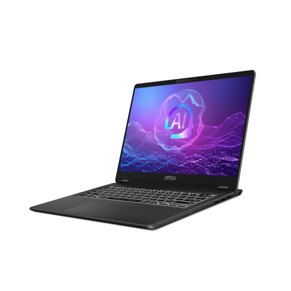 MSI Prestige 14 AI+ Evo 14" Ultra 258V, 32 Gt, 1 Tt, Win 11 Home -kannettava, t&auml;htiharmaa