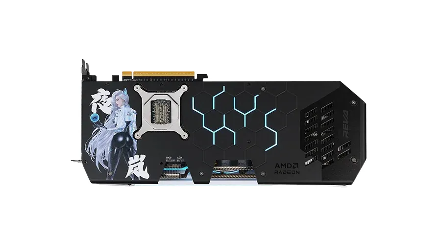 PowerColor Radeon RX 9070 XT Hellhound Reva Edition OC 16 GB grafikkort