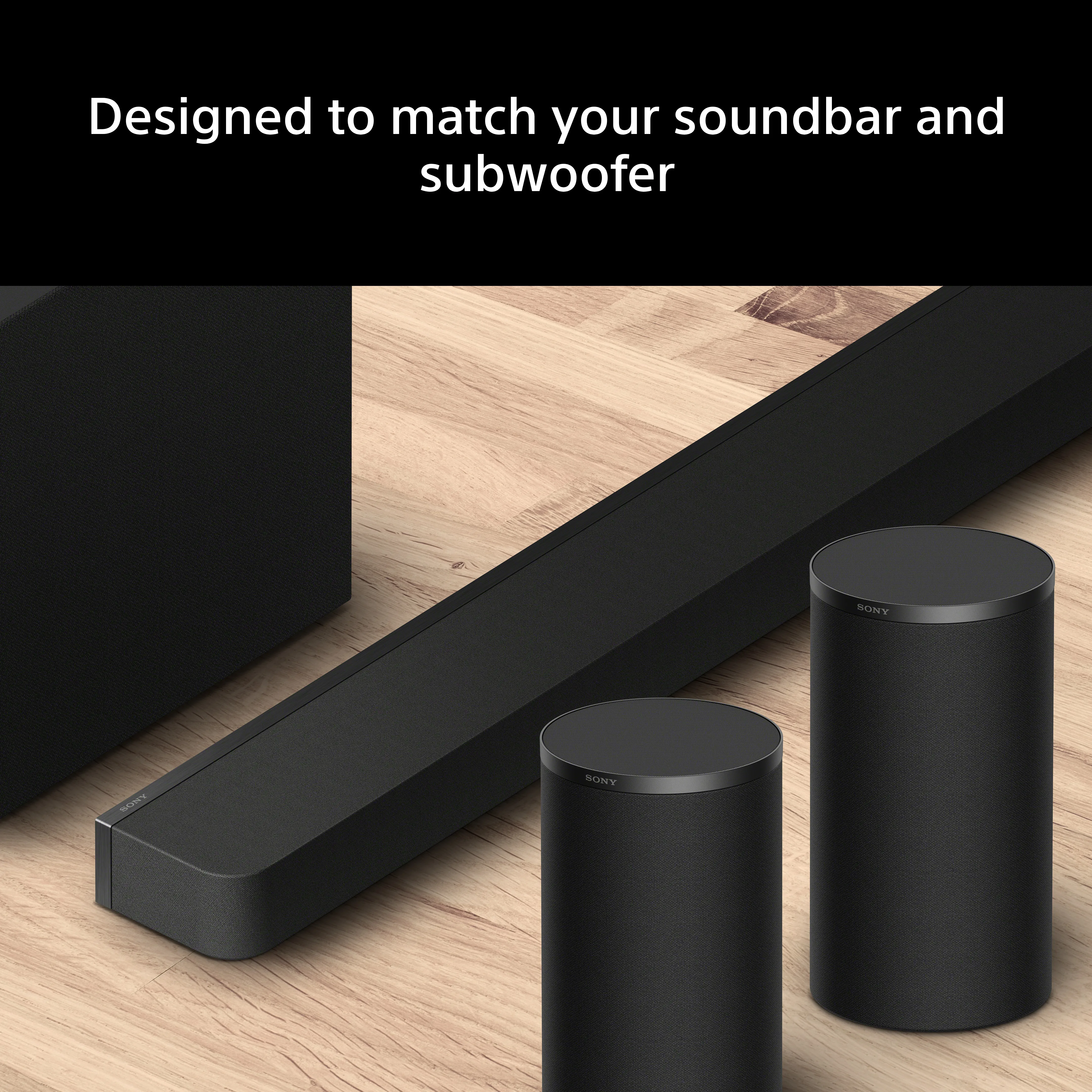 Sony BRAVIA Theatre Rear 9, 6.0 Soundbar system, Black