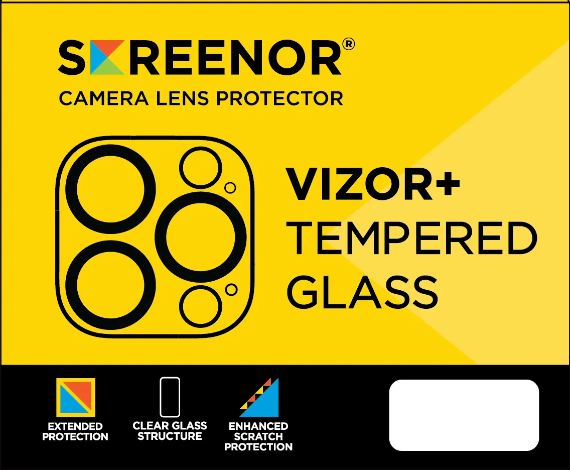 Screenor Vizor+, iPhone 14 / 14 Plus - kameralinsskydd