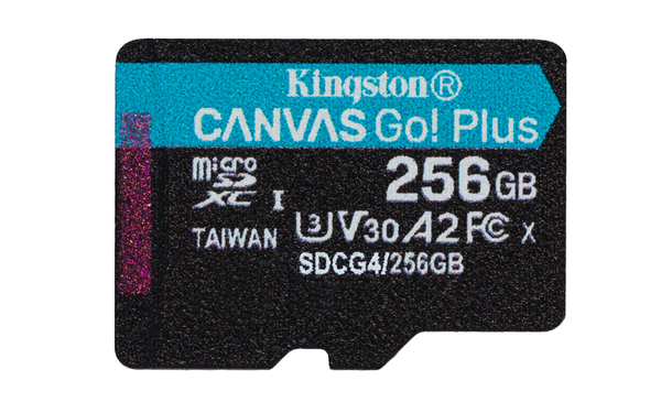 Kingston Canvas Go! Plus Gen4 256GB MicroSD - memory card