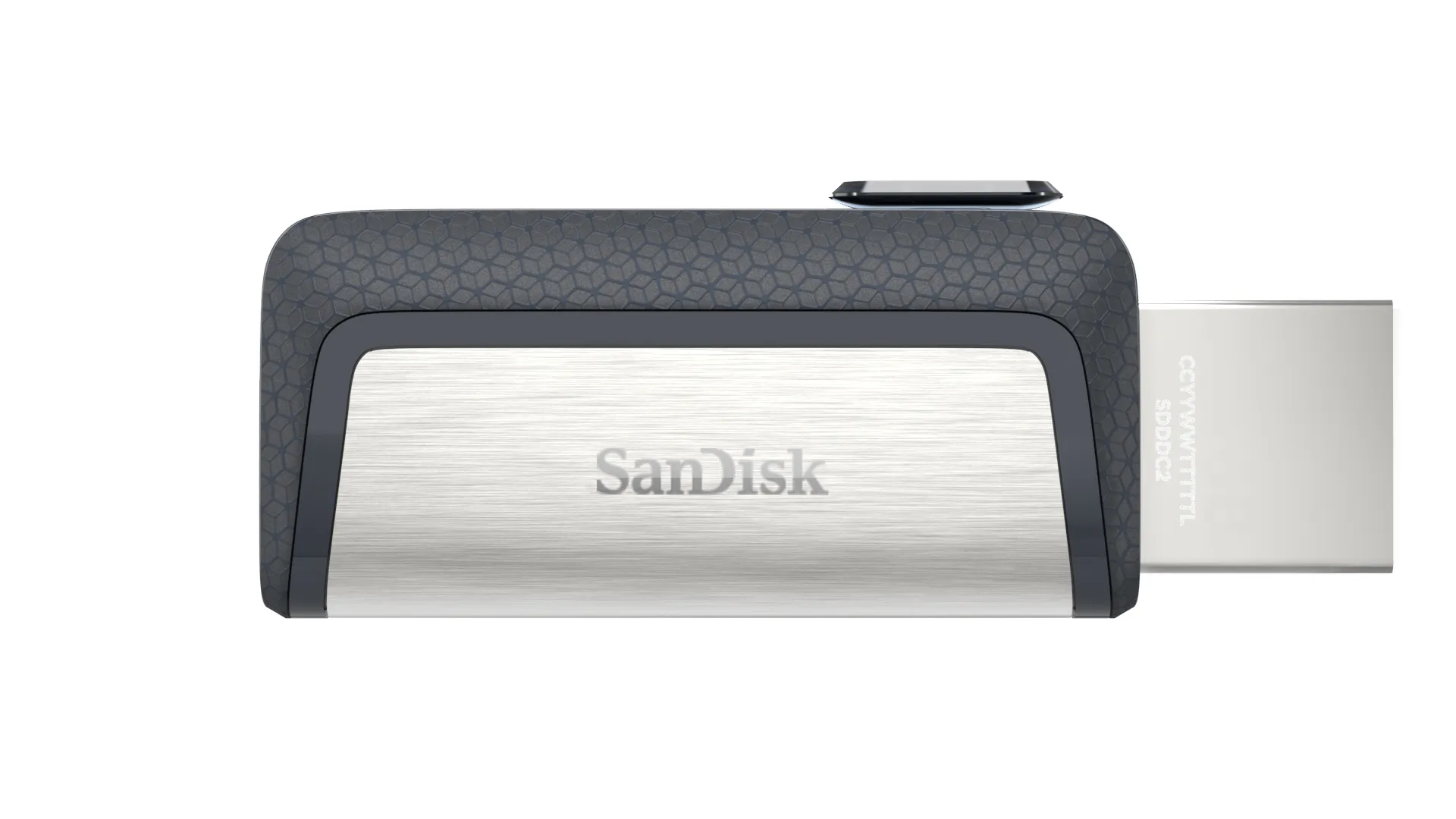 SanDisk 32 Gt Ultra Dual Drive USB-C -muistitikku, Musta/Hopea