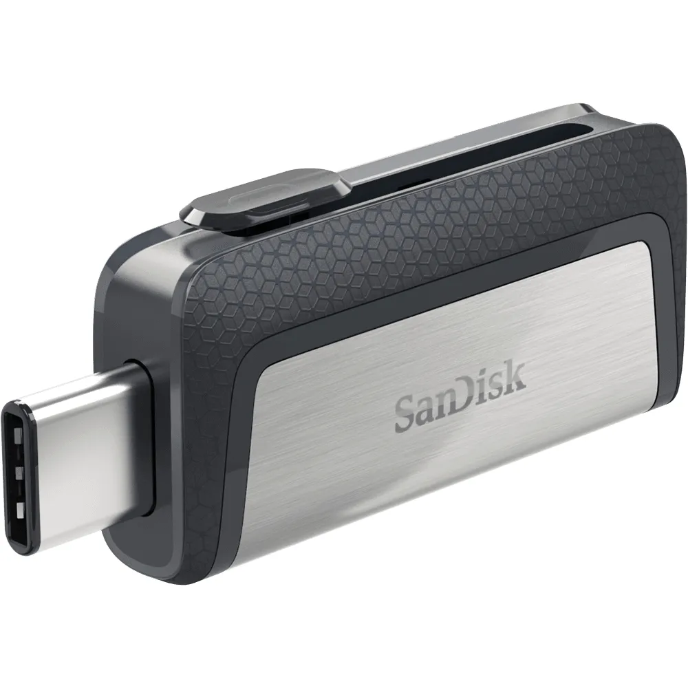 SanDisk 32GB Ultra Dual Drive USB-C - memory stick, Black/Silver