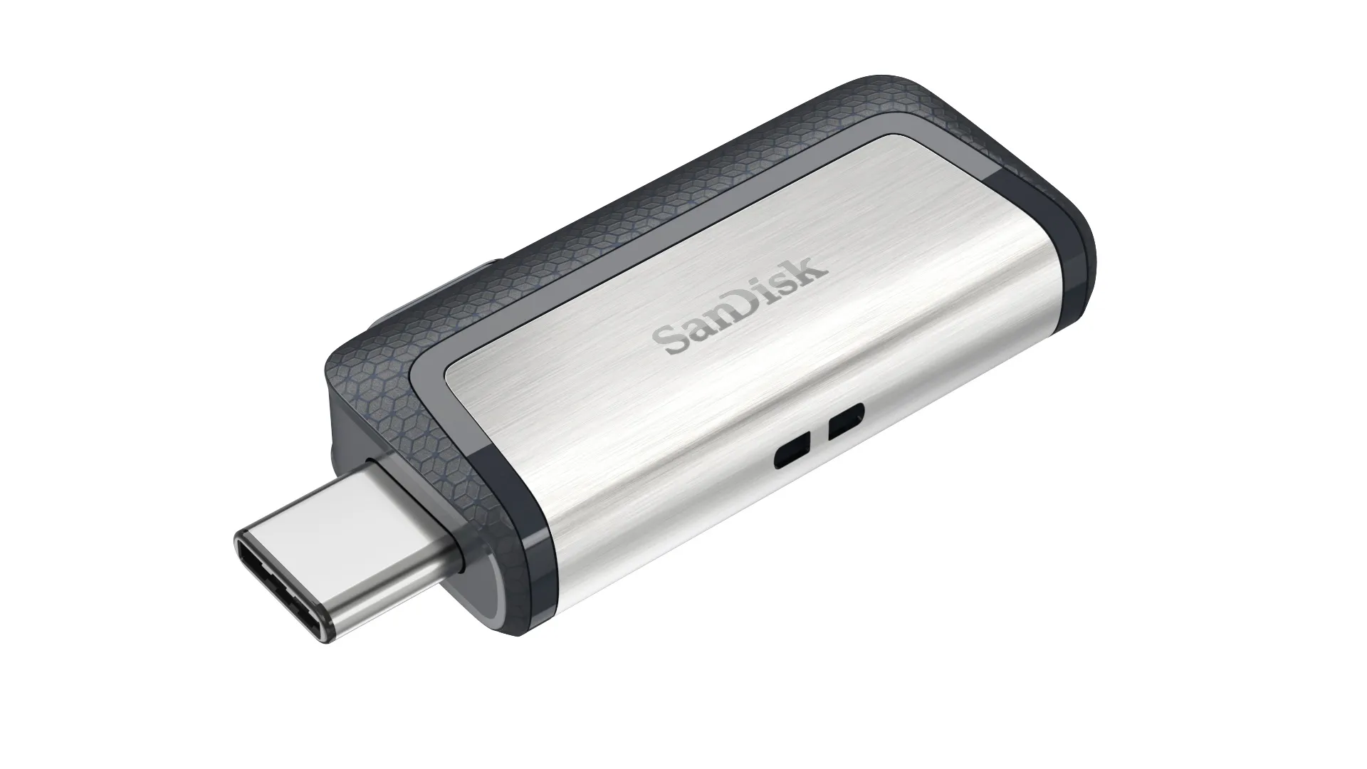 SanDisk 32 Gt Ultra Dual Drive USB-C -muistitikku, Musta/Hopea