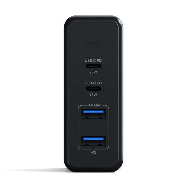 Satechi 100W PD, 2x USB-C, 2x USB-A -virtal&auml;hde