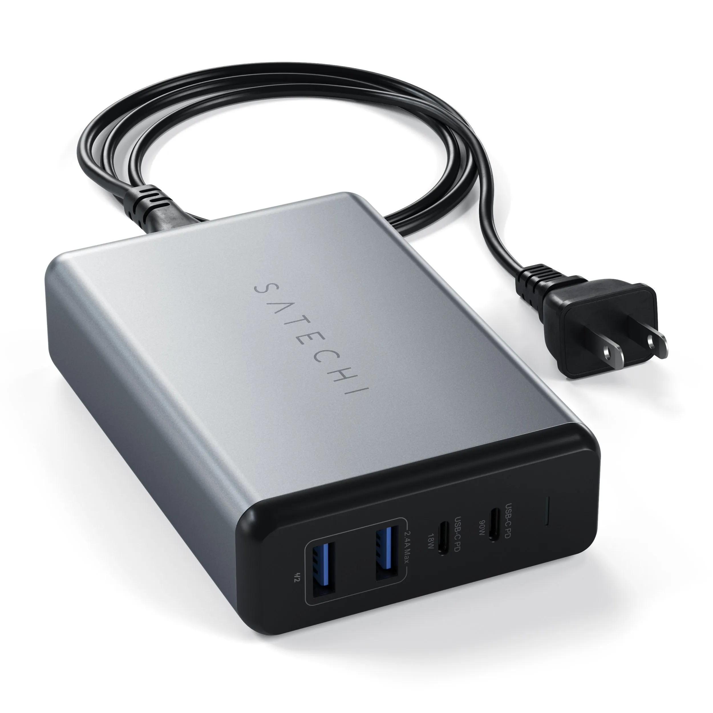 Satechi 100W PD, 2x USB-C, 2x USB-A - power adapter