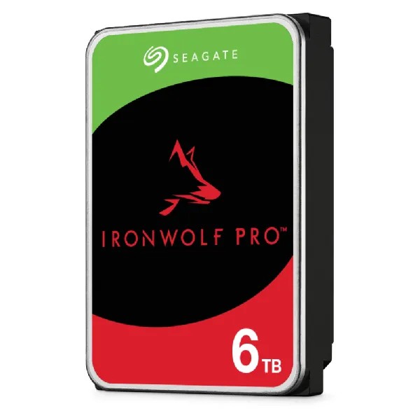 Seagate IronWolf Pro 3.5", 6TB, 7200 RPM, 256 MB, 550 WRL - hard drive (NAS)