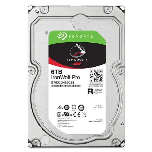 Seagate IronWolf Pro 3.5", 6TB, 7200 RPM, 256 MB, 550 WRL - hard drive (NAS)