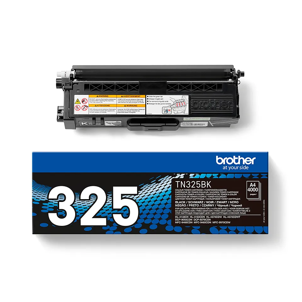 Brother TN325BK XL toner cartridge, Black