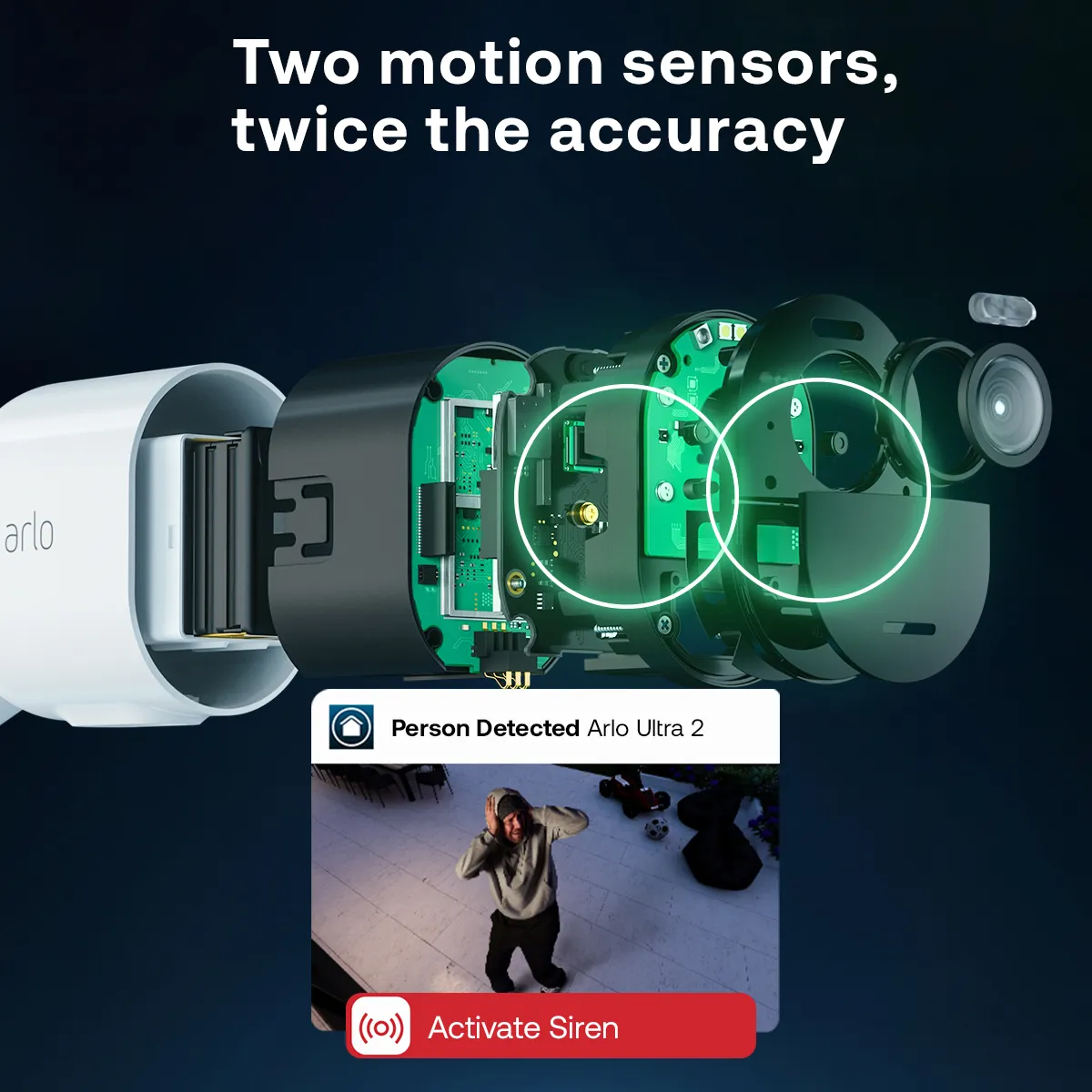 Arlo VMS5440 - Kamerasarja - wireless - 4 kamera/kamerat - musta