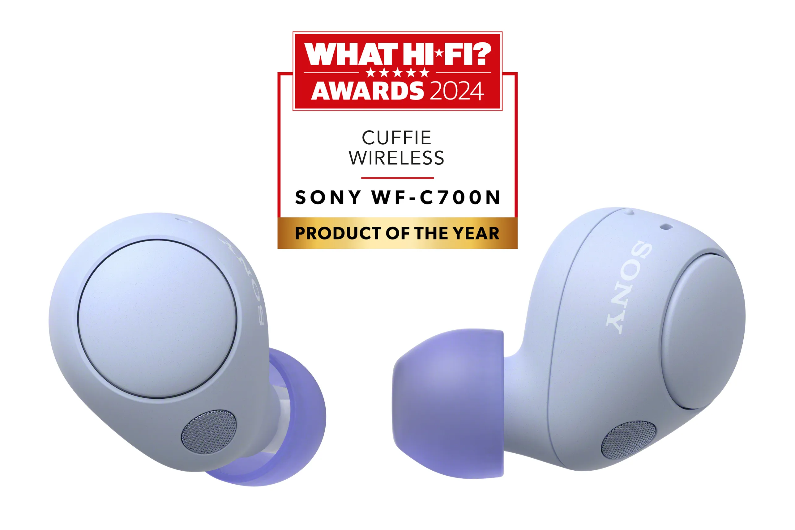 Sony WF-C700N - brusreducerande in-ear-h&ouml;rlurar, lavender