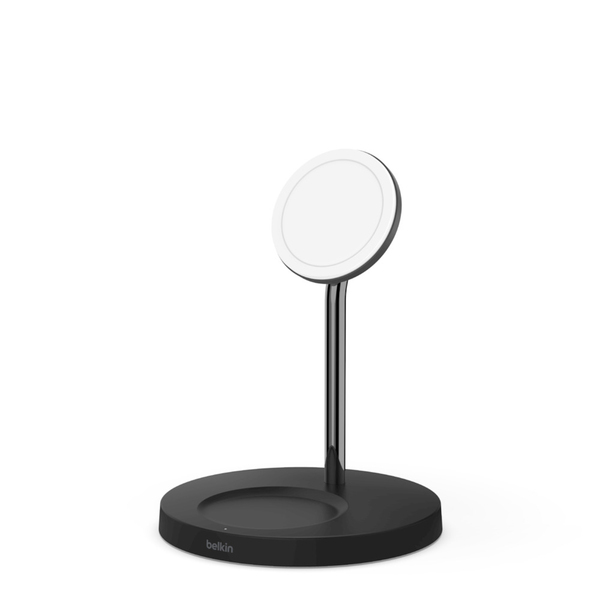 BOOST CHARGE PRO MagSafe 2-in-1 Wireless Charger Stand, Blac