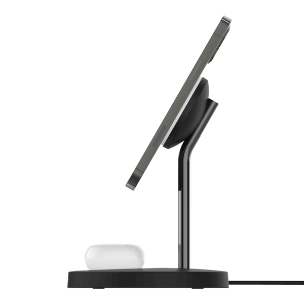 BOOST CHARGE PRO MagSafe 2-in-1 Wireless Charger Stand, Blac