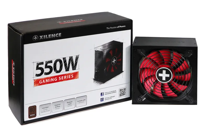 Xilence Gaming Bronze Series XN215 550 W - Power supply, 80 Plus Bronze