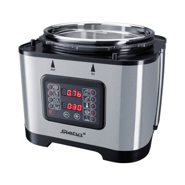 Steba DD 1 ECO Steam Pressure Cooker, 5 L, 900 W, 9 programs, stainless steel