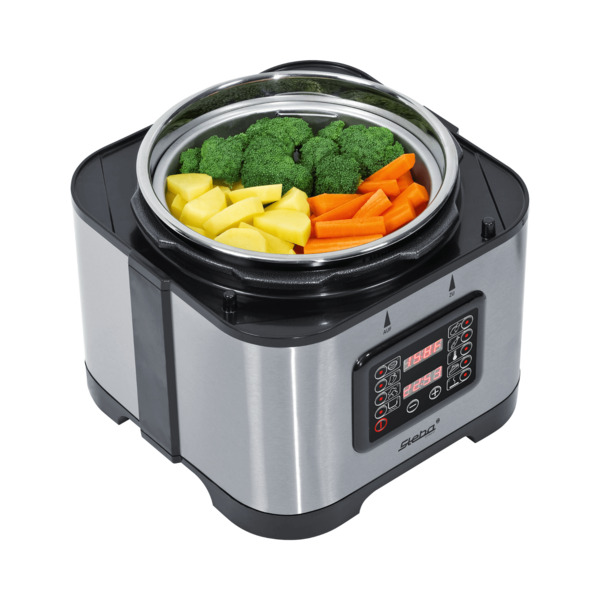 Steba DD 1 ECO Steam Pressure Cooker, 5 L, 900 W, 9 programs, stainless steel