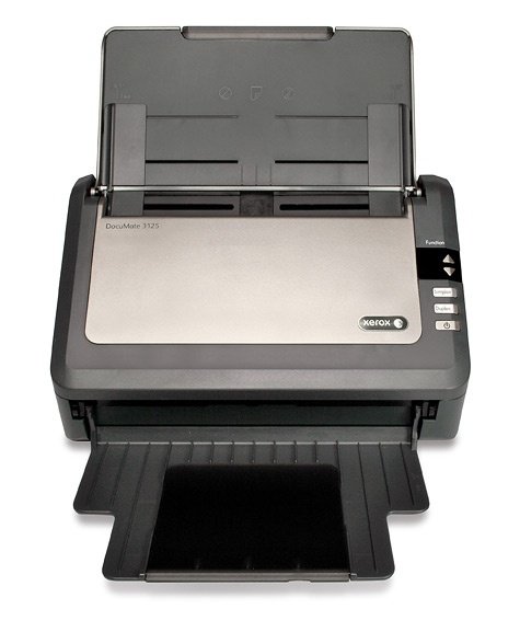 Xerox DocuMate 3125 Sheetfed scanner Exchange warranty - 36 months, Duplex A4, 25ppm/44ipm, 50 sheet ADF, USB 2.0, 600dpi, Visioneer One Touch scanning, Twain &amp;