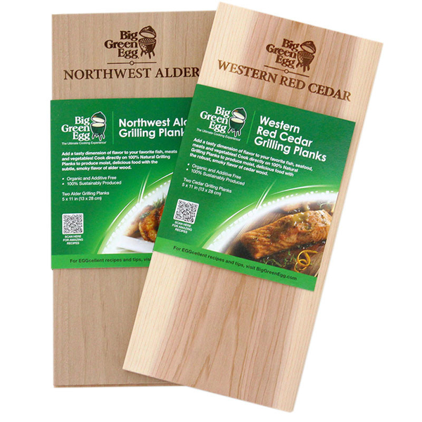 Big Green Egg Wooden Grilling Planks Cedar, 2 pcs, 28cm