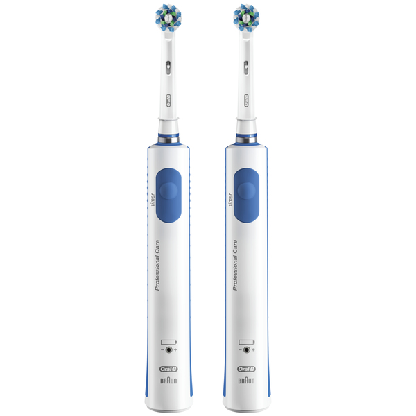 *BRAUN S&Auml;HK&Ouml;HAMMASHARJA ORAL-B PRO690 DUO + EXTRARUNKO. 3D-teknologia, 8 800 v&auml;r&auml;hdyst&auml;, 20 000 syk&auml;hdyst&auml;Ammattimainen ajastin, Mekaaninen paineentunnistin, 1