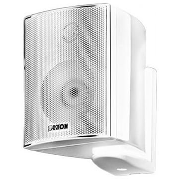 Canton Plus MX.3, Compact speaker, 3" LF, 1" HF, 4-8 Ohm, Wallmount incl, White, Single unit