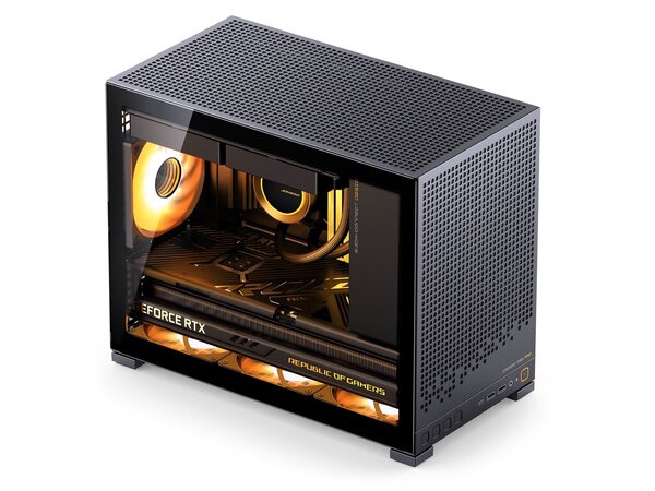 Jonsbo D32 PRO Tempered Glass Mini Chassi Svart