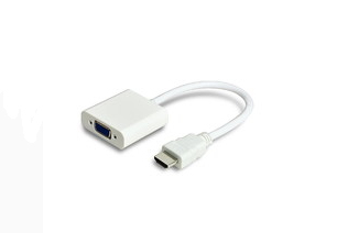 Adapter HDMI - VGA M/F, White