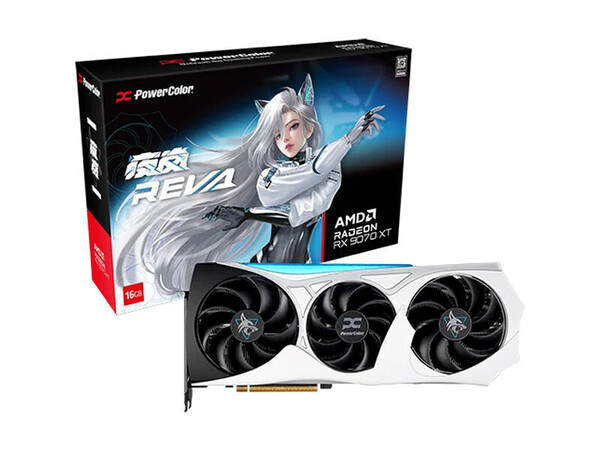 PowerColor Radeon RX 9070 XT Hellhound Reva OC 16 Gt -n&auml;yt&ouml;nohjain