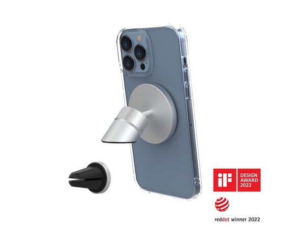 Just Mobile AluDisc Go - Omni-Directional Magnetic Aluminum Car Mount