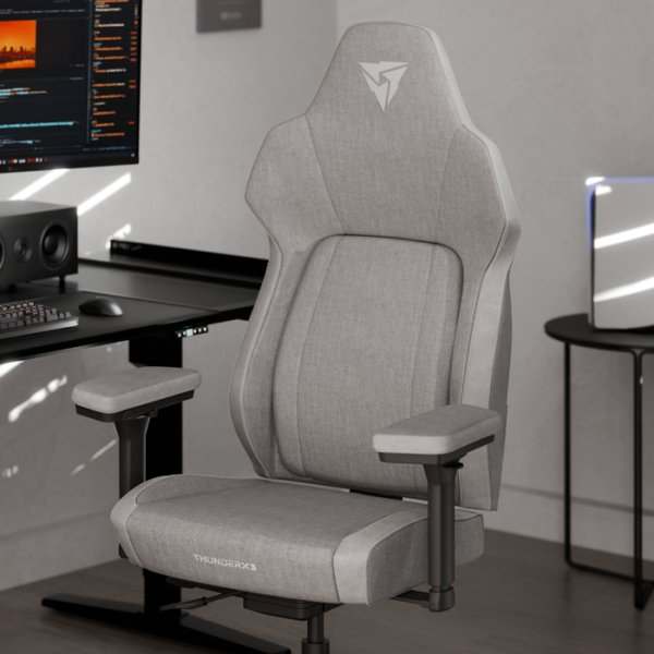 ThunderX3 CORE Smart Loft Ergonomic Gaming Chair - Light Grey
