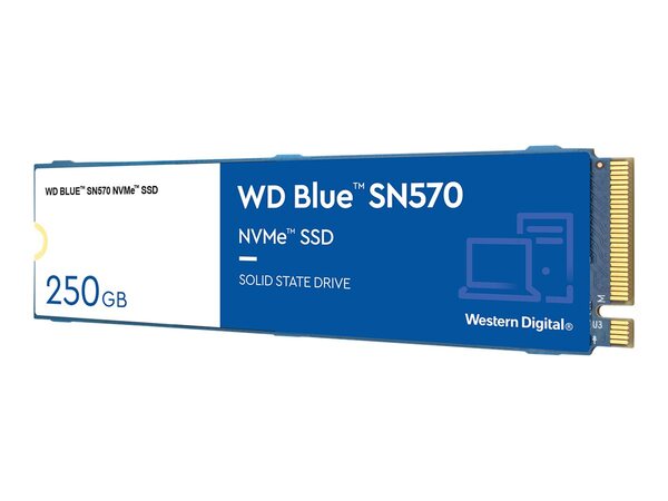 WD Blue SN570 250GB, NVMe, PCIe 3.0, M.2 - SSD
