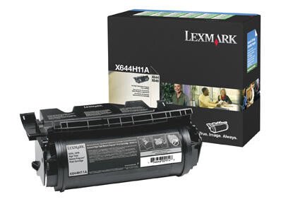 Lexmark X644H11E High Yield -laserv&auml;rikasetti, musta