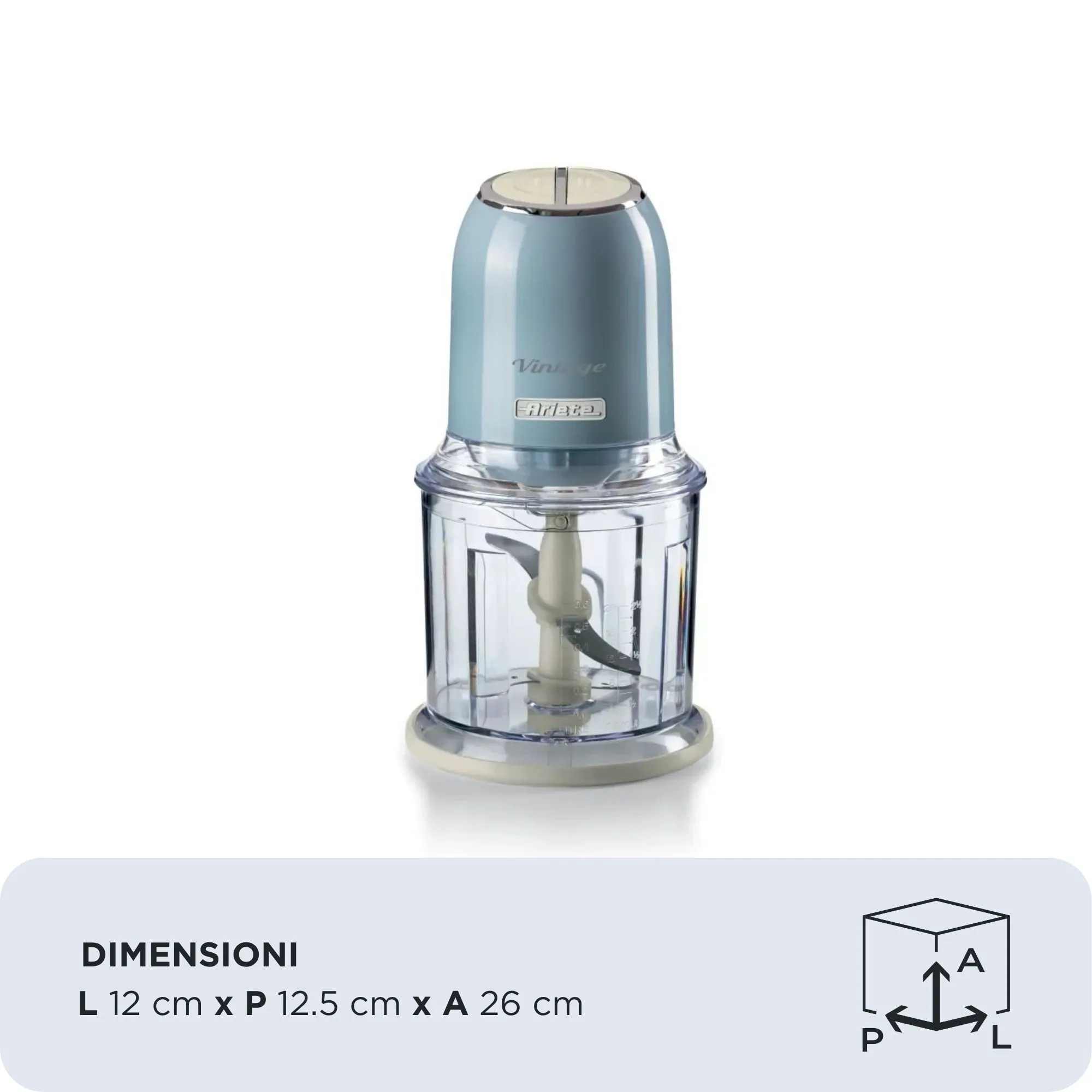 Ariete Vintage - chopper, Light Blue