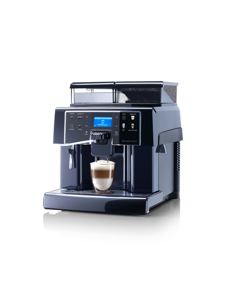 Saeco Aulika Evo Focus Automatisk kaffemaskine S&oslash;lv/sort