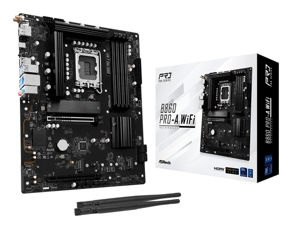 ASRock B860 Pro-A WiFi 6E LGA 1851 ATX DDR5 - motherboard
