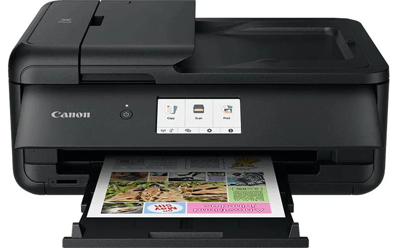 Canon PIXMA TS9550 Duplex, LAN/Wi-Fi, A3 - f&auml;rgbl&auml;ckstr&aring;leskrivare, Svart