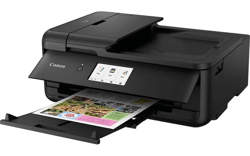Canon PIXMA TS9550 Duplex, LAN/Wi-Fi, A3 - f&auml;rgbl&auml;ckstr&aring;leskrivare, Svart