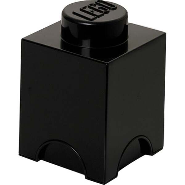 Room Copenhagen LEGO Storage Brick 1 black - RC40011733