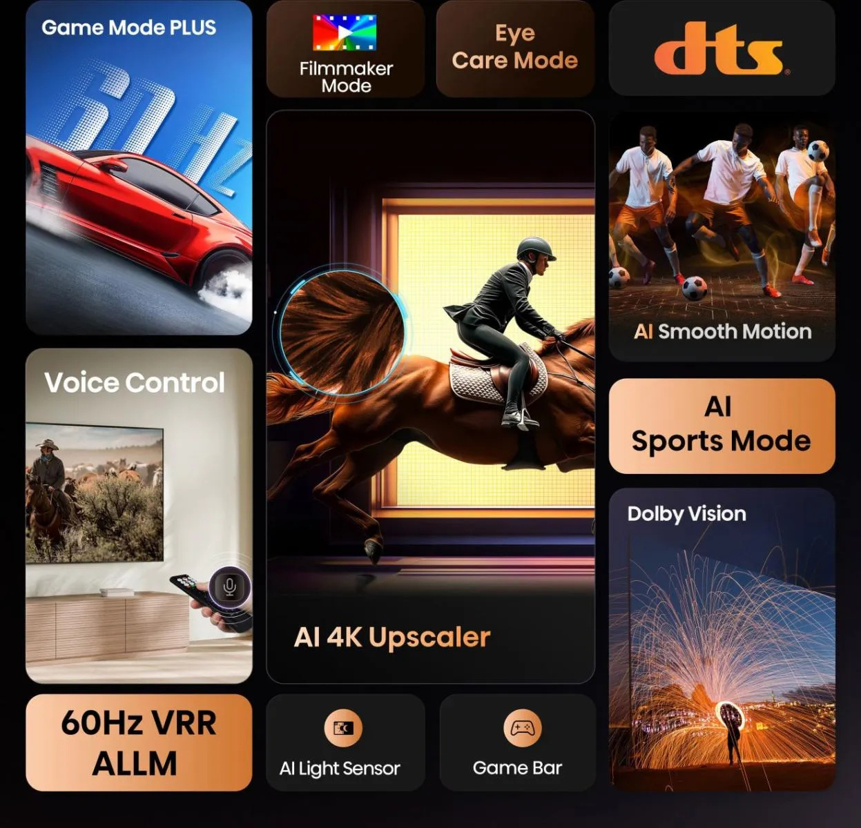 Hisense 50A6Q 50&quot; 4K LED VIDAA OS TV, 60 Hz, Dolby Vision, HDR10+