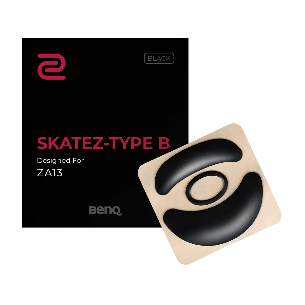 Zowie By BenQ - Skatez Type B Black for ZA13 Teflon